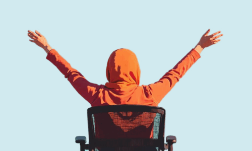 A desk exercise to improve posture and relieve stress